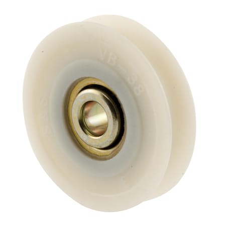 Prime-Line 1-1/2 in. Nylon Roller with Ball Bearing Replacement, PK2 D 1506